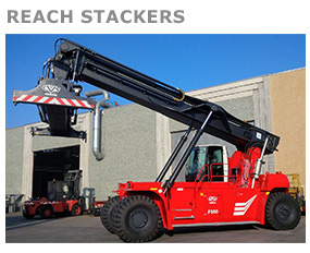 Empilhadeiras Reach Stackers CVS Ferrari